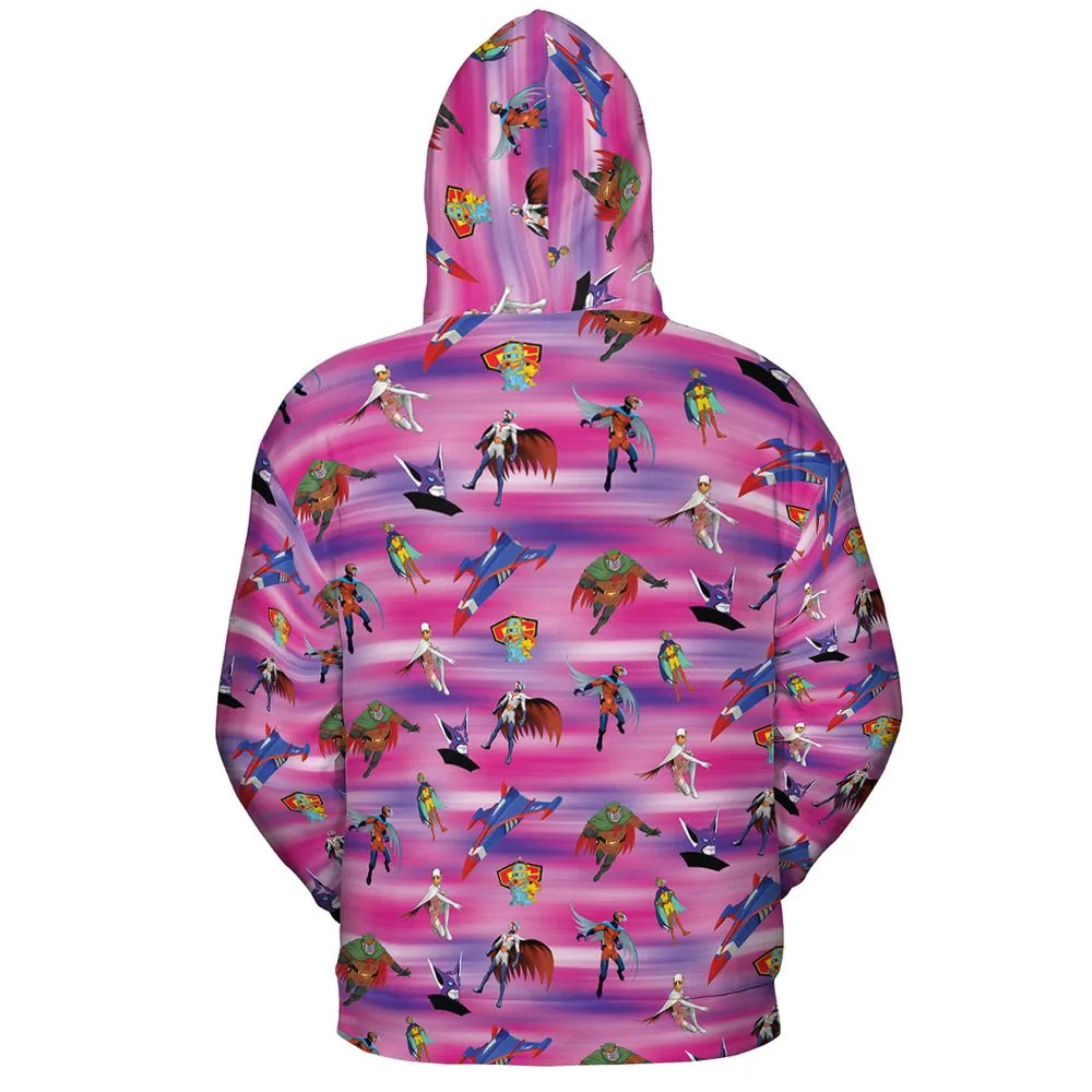 All-over Print Hoodie - 87W8A7R1 -  - 4