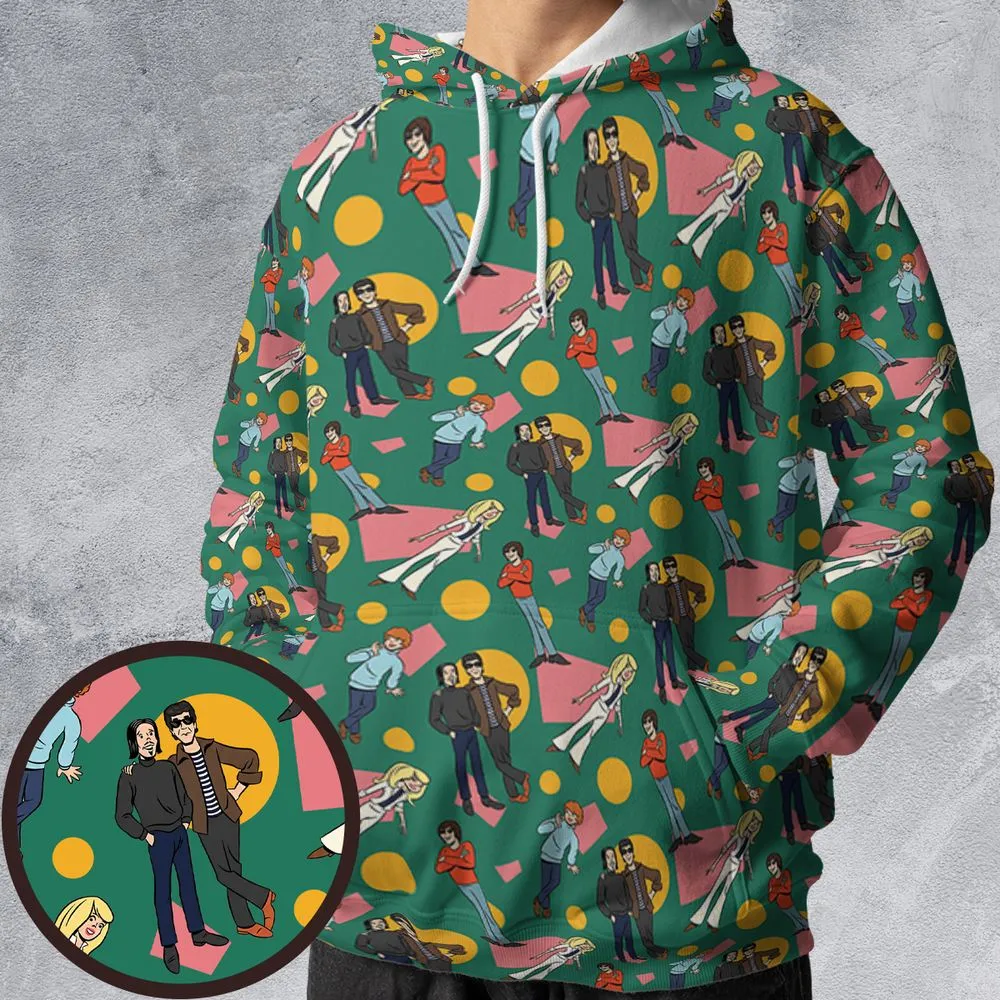 All-over Print Hoodie - 4WPBUP5H -  - 1