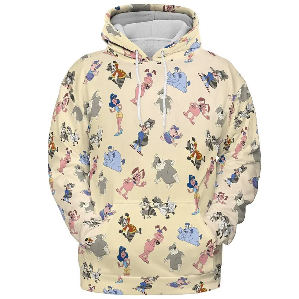 All-over Print Hoodie - SNLNBFUZ -  - 2
