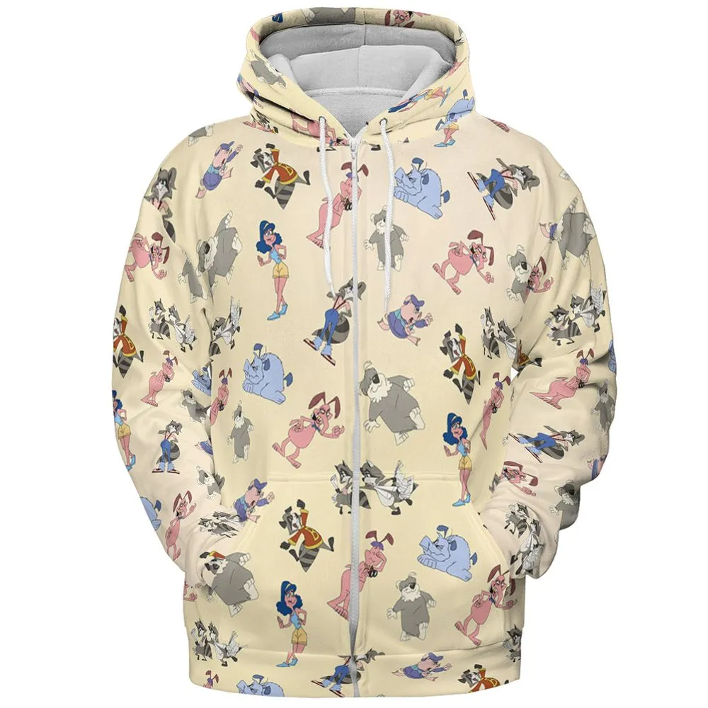 All-over Print Hoodie - SNLNBFUZ -  - 3