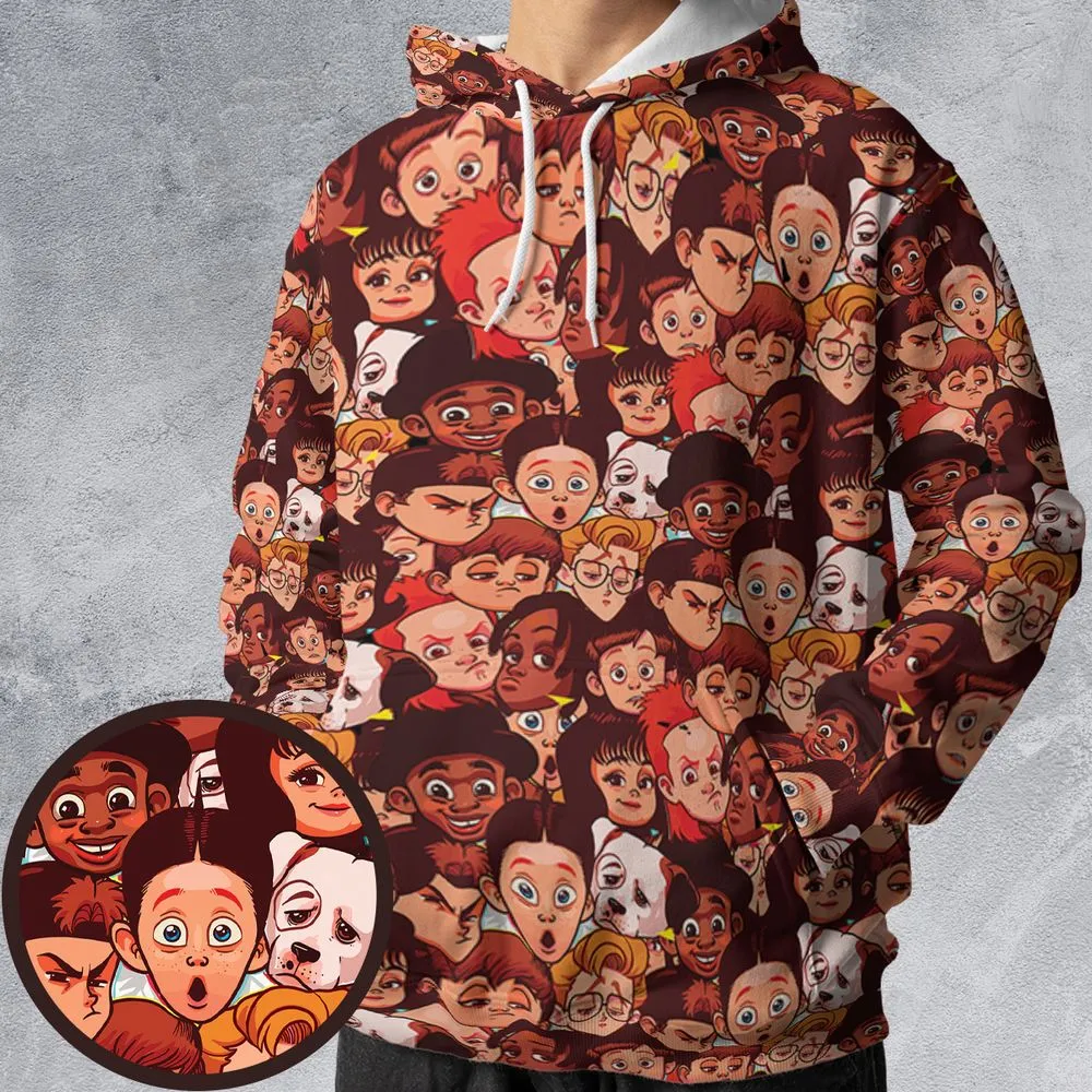 All-over Print Hoodie - N1GBHR3S -  - 1