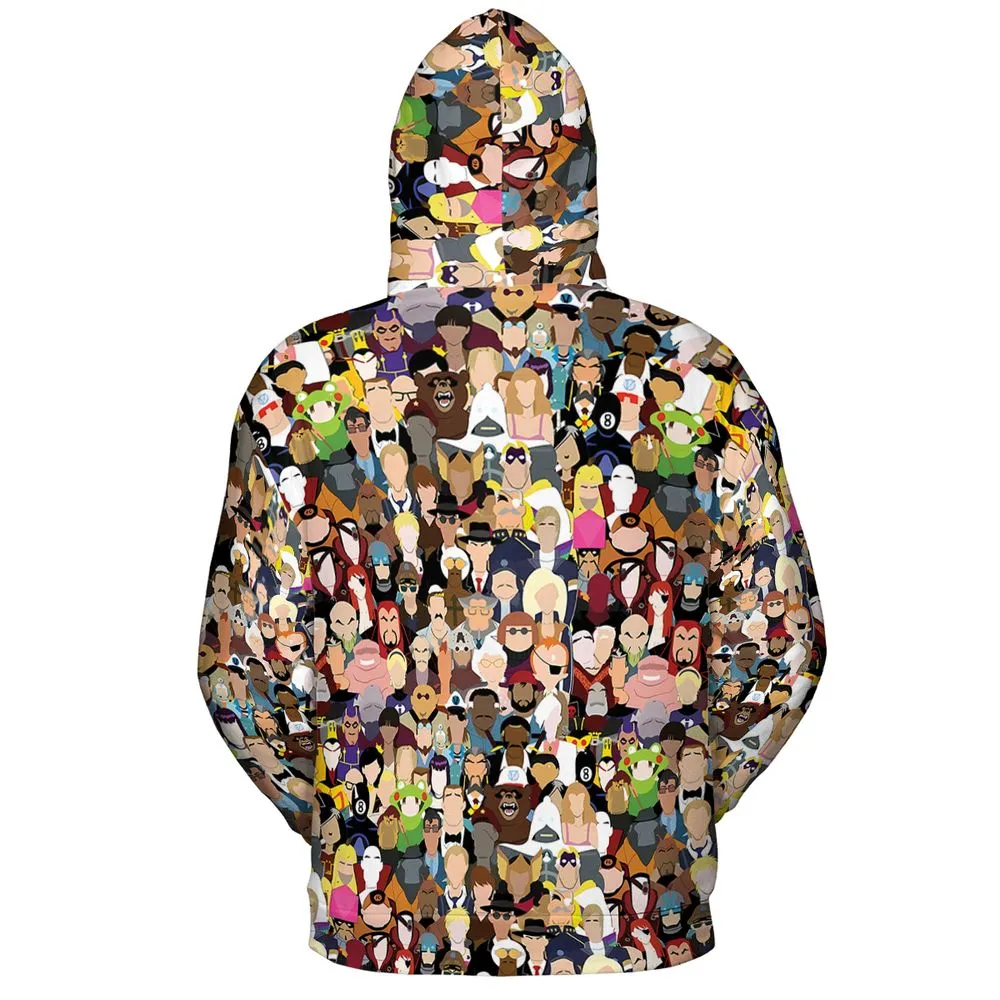 All-over Print Hoodie - 24ZX6Y95 -  - 4