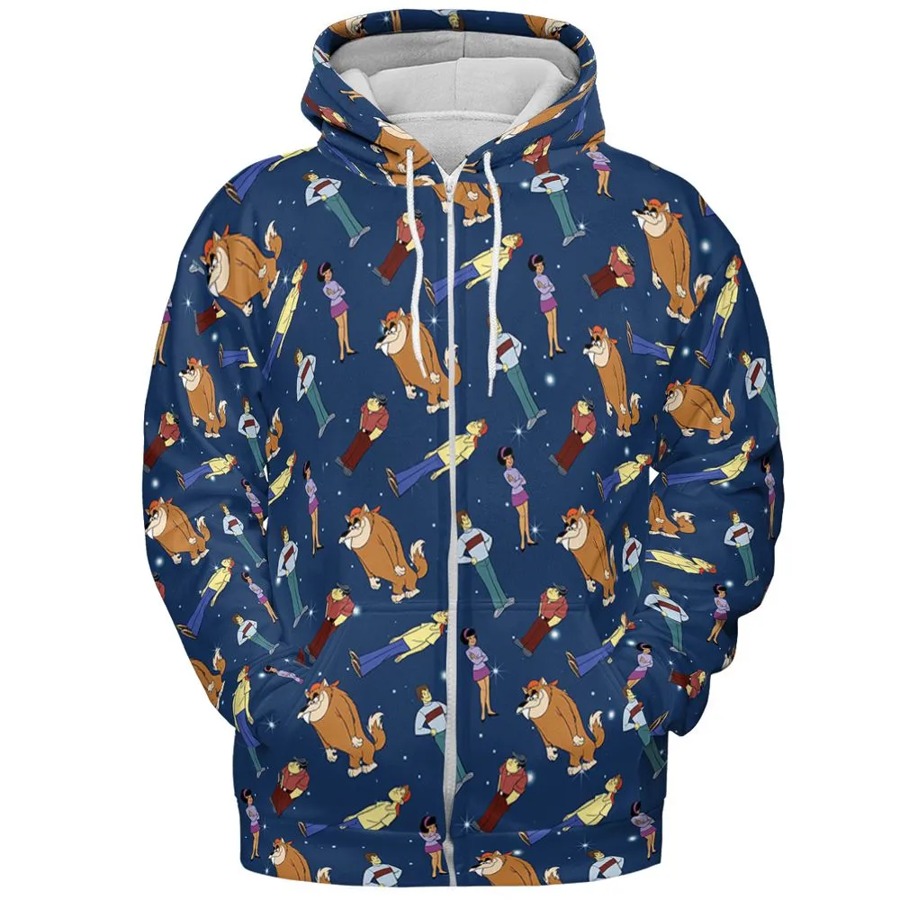 All-over Print Hoodie - JTGJM446 -  - 3