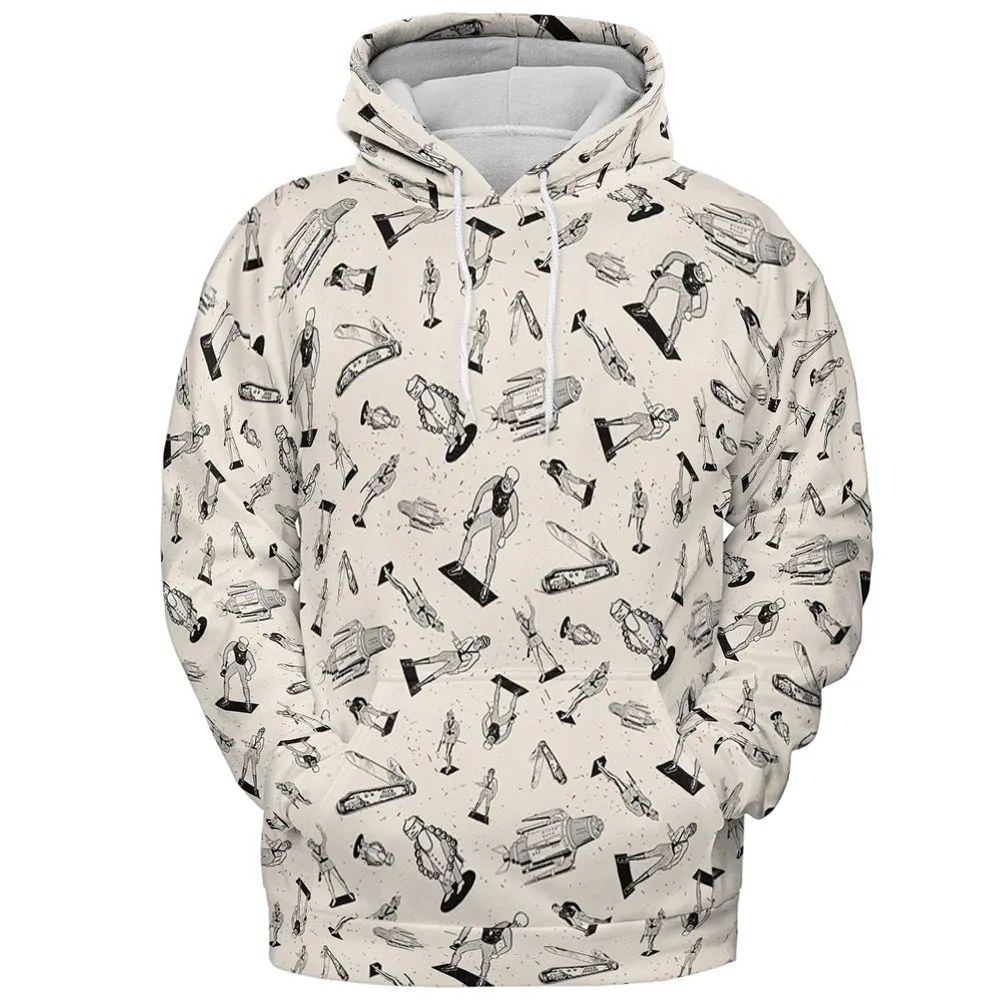 All-over Print Hoodie - QLNZ2D8H -  - 2