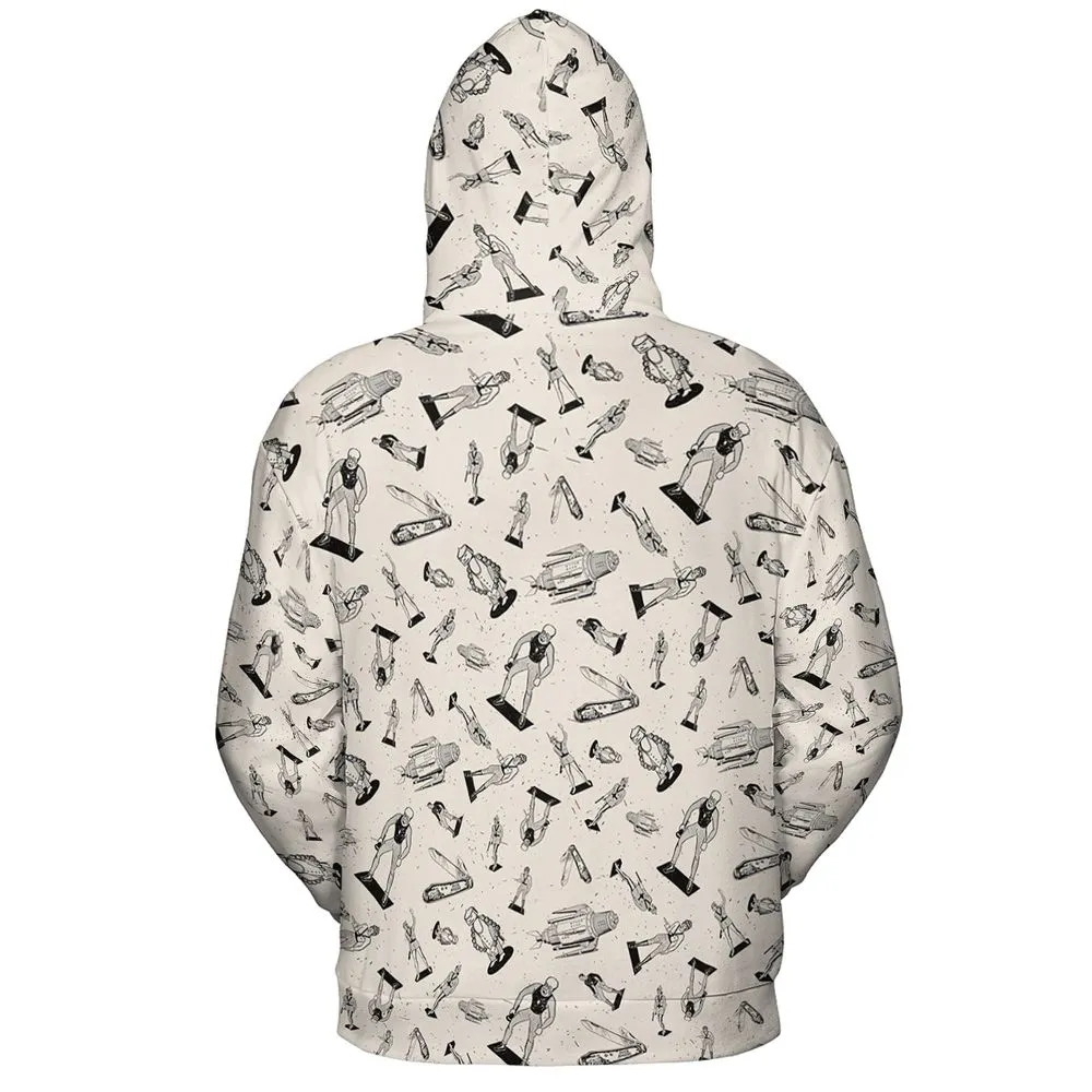 All-over Print Hoodie - QLNZ2D8H -  - 4