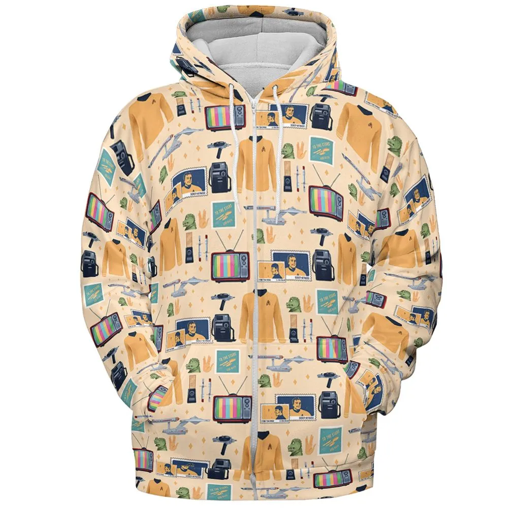 All-over Print Hoodie - STKZRTTA -  - 3