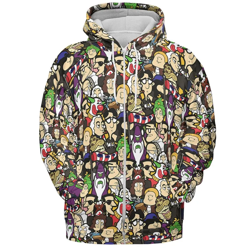 All-over Print Hoodie - 2QHMPNL9 -  - 3