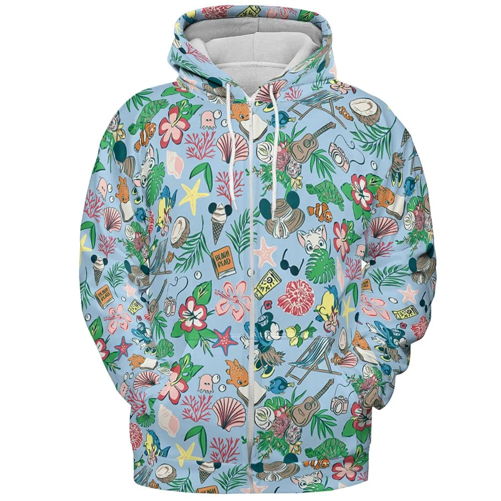 All-over Print Hoodie - SHFV4XJA -  - 3