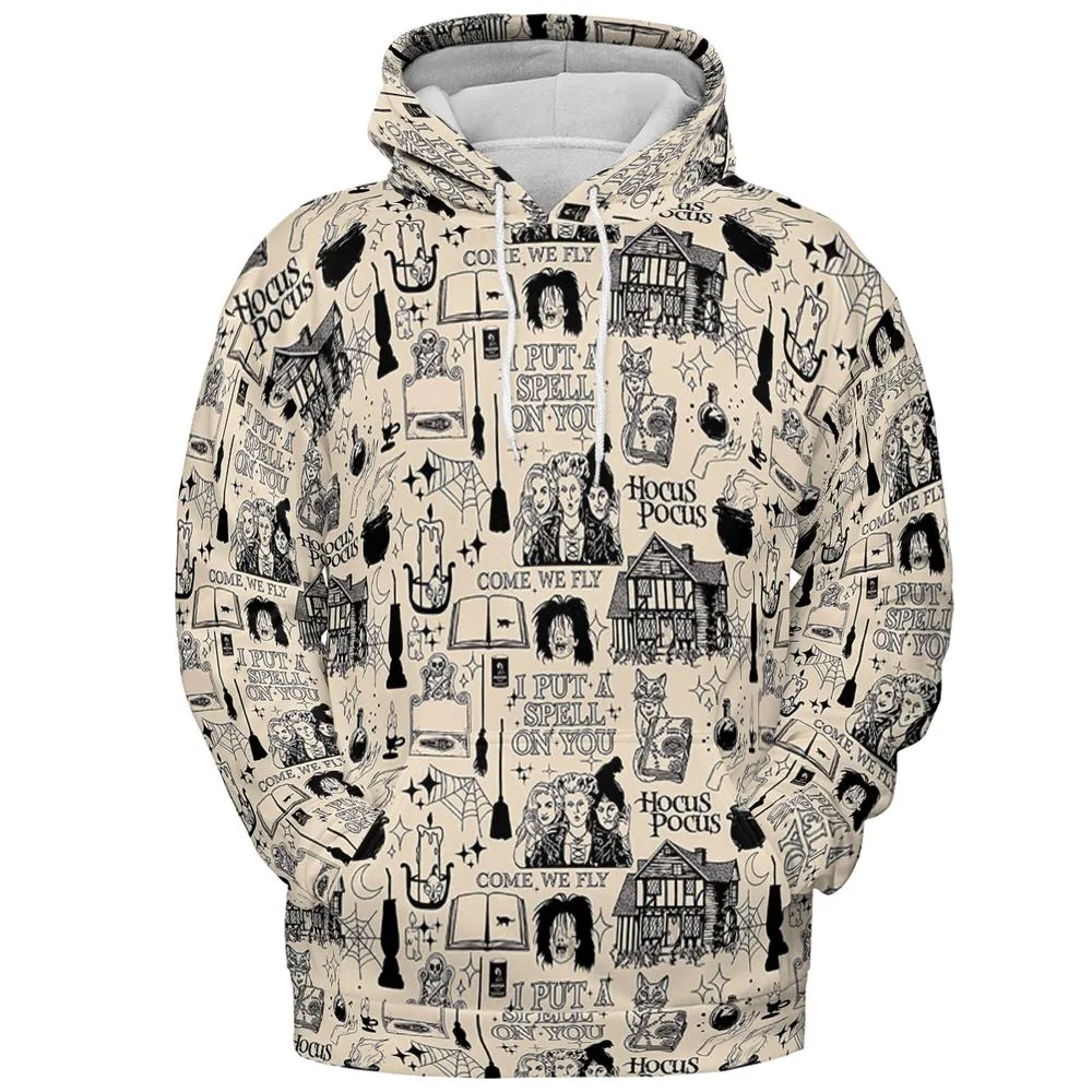 All-over Print Hoodie - MW8X3H5C -  - 2