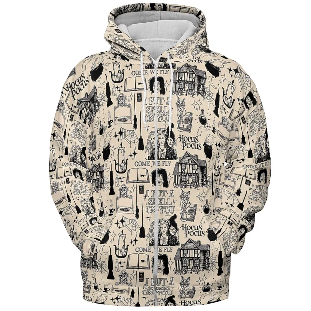 All-over Print Hoodie - MW8X3H5C -  - 3