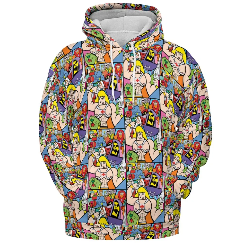 All-over Print Hoodie - DP66NY8E -  - 2