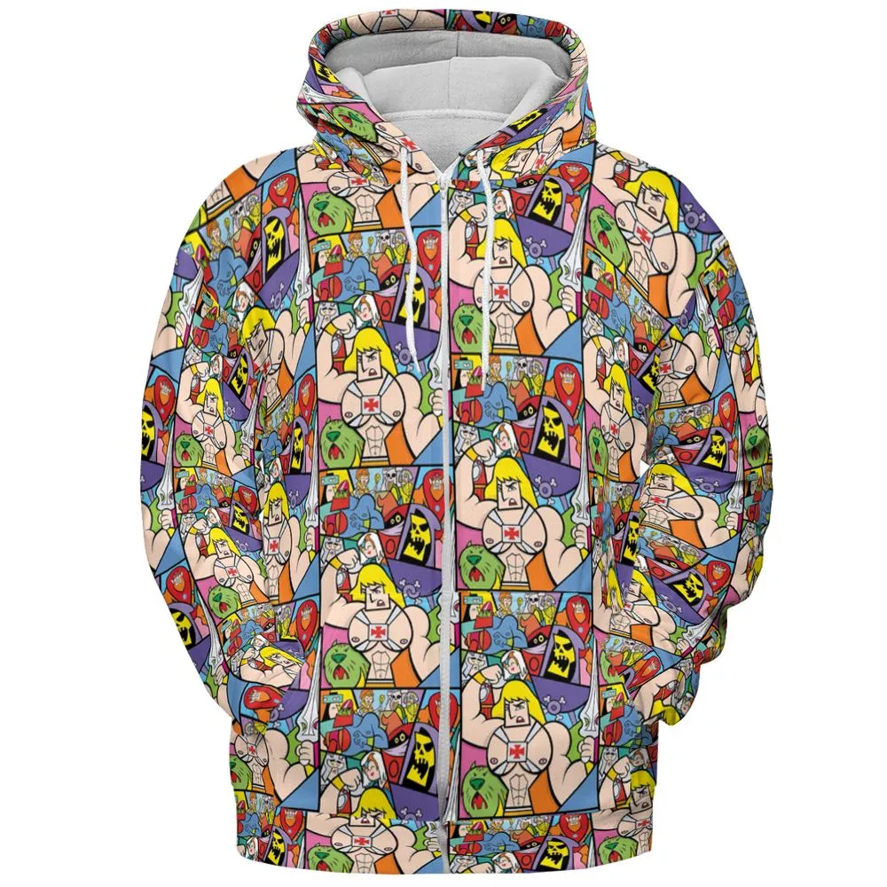 All-over Print Hoodie - DP66NY8E -  - 3