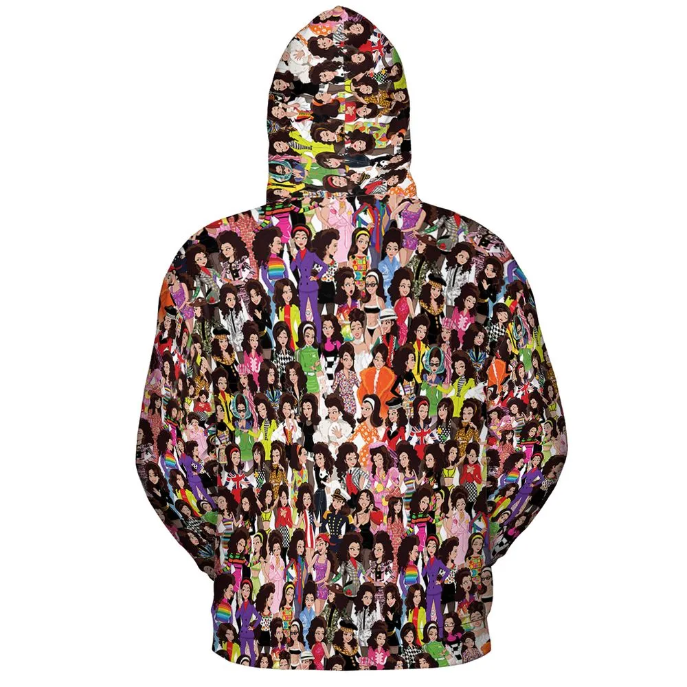 All-over Print Hoodie - WPBG17QG -  - 4