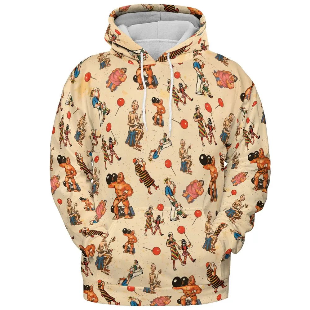 All-over Print Hoodie - 57DCK5PW -  - 2