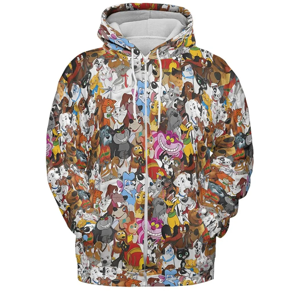 All-over Print Hoodie - Y92T1TEY -  - 3