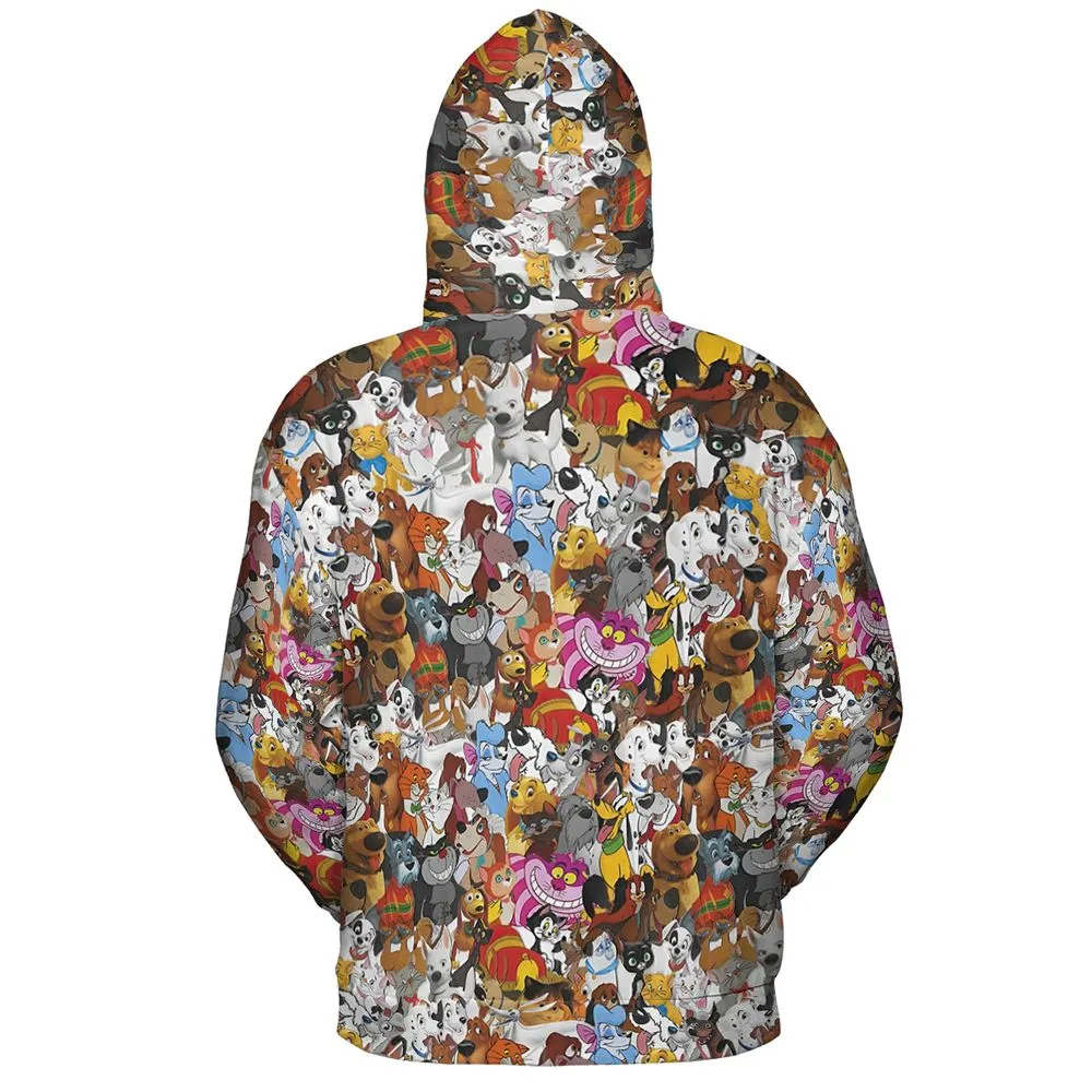 All-over Print Hoodie - Y92T1TEY -  - 4