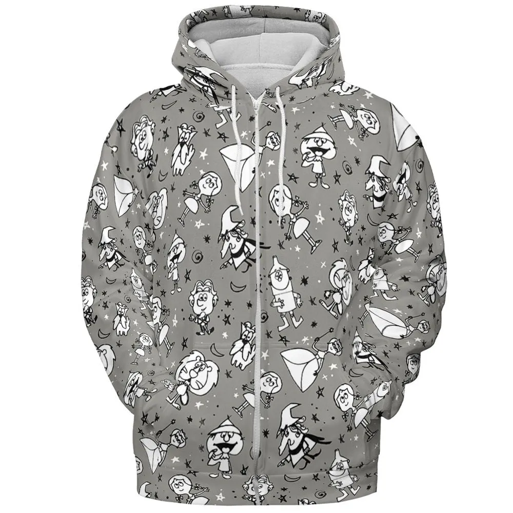 All-over Print Hoodie - WDJJG71P -  - 3