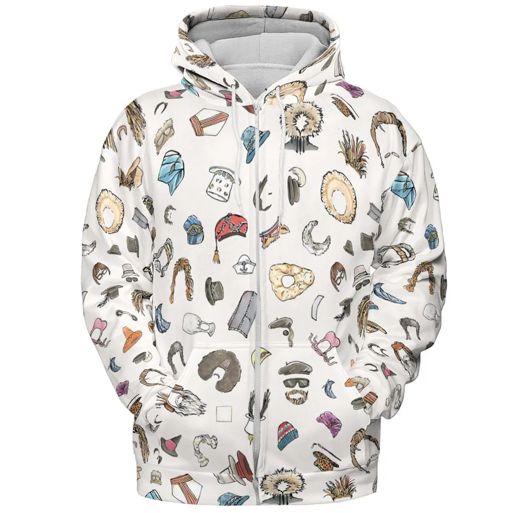 All-over Print Hoodie - Z1864F7V -  - 3