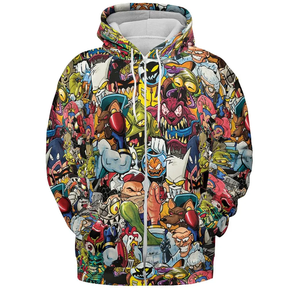 All-over Print Hoodie - 8HYKVZYD -  - 3