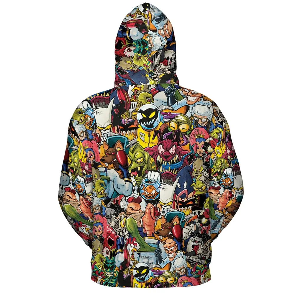 All-over Print Hoodie - 8HYKVZYD -  - 4