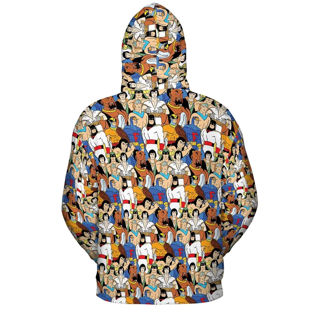 All-over Print Hoodie - S7HJELMC -  - 4