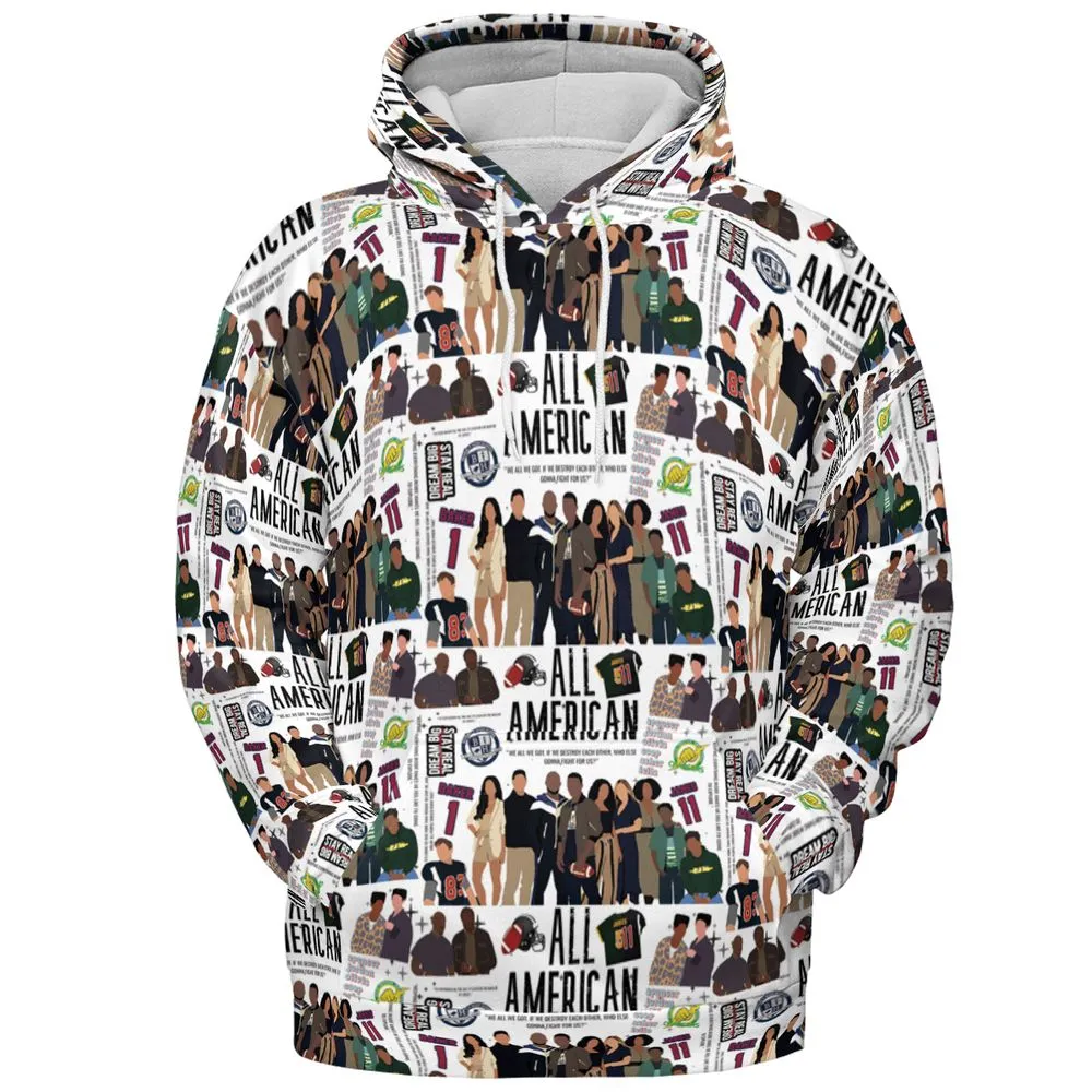 All-over Print Hoodie - 9ZS3W6BA -  - 2
