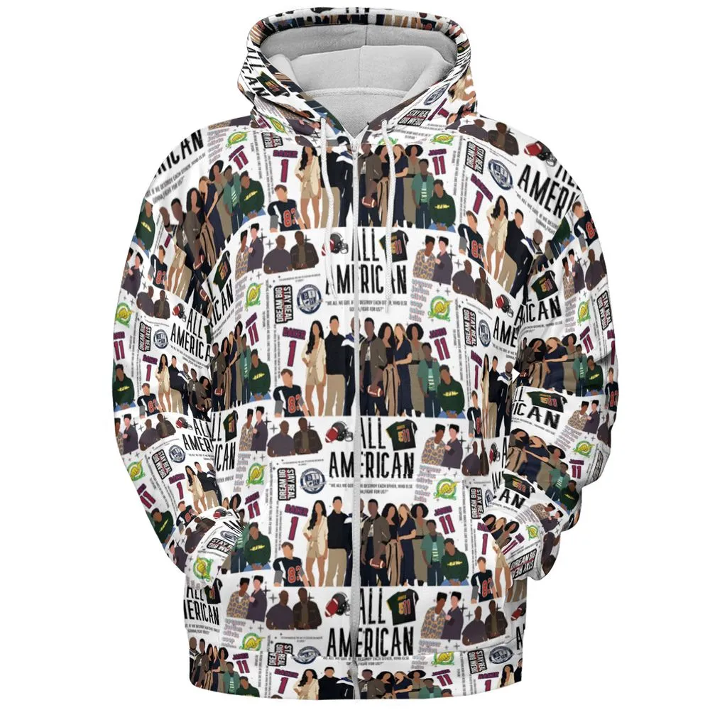 All-over Print Hoodie - 9ZS3W6BA -  - 3