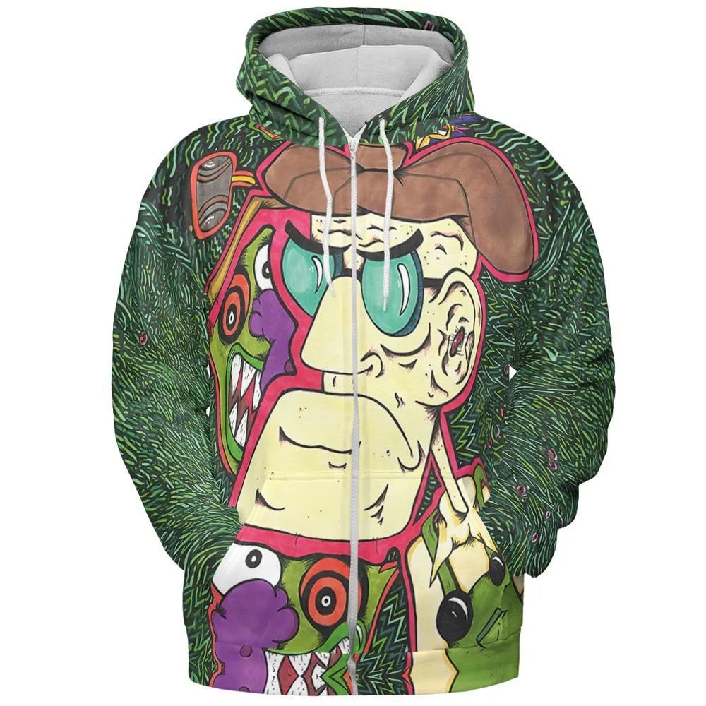 All-over Print Hoodie - N58AJZQQ -  - 3