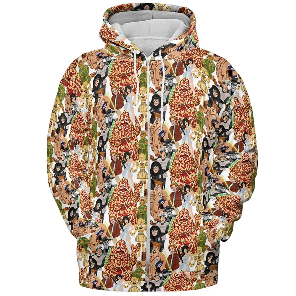 All-over Print Hoodie - 9FWDXR9U -  - 3
