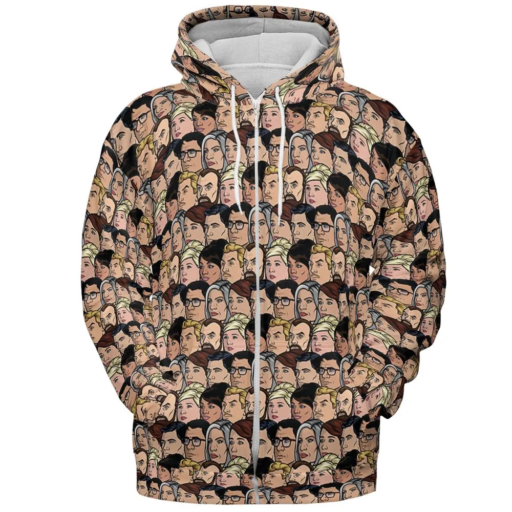 All-over Print Hoodie - Q2N31513 -  - 3