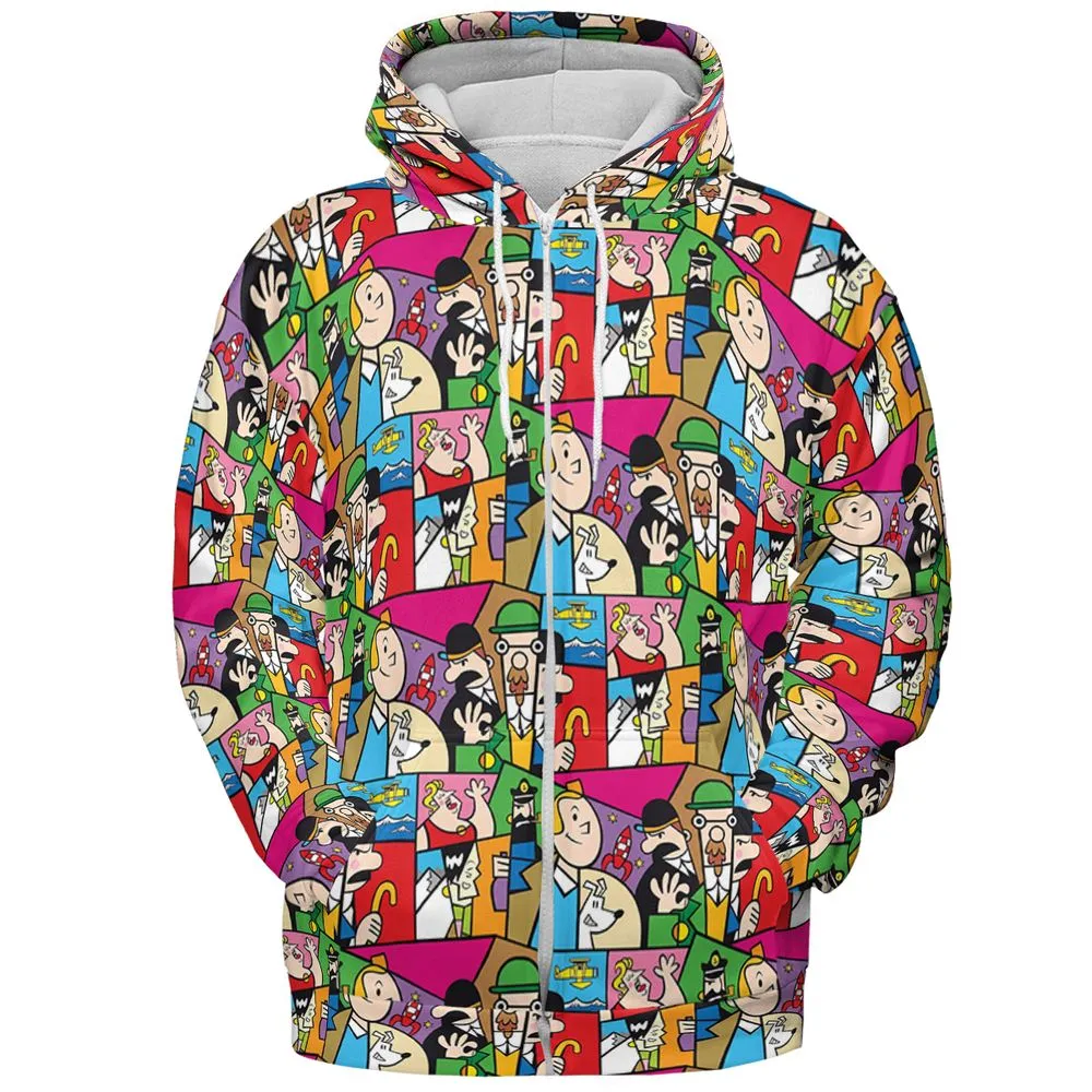 All-over Print Hoodie - FR5GFAUC -  - 3