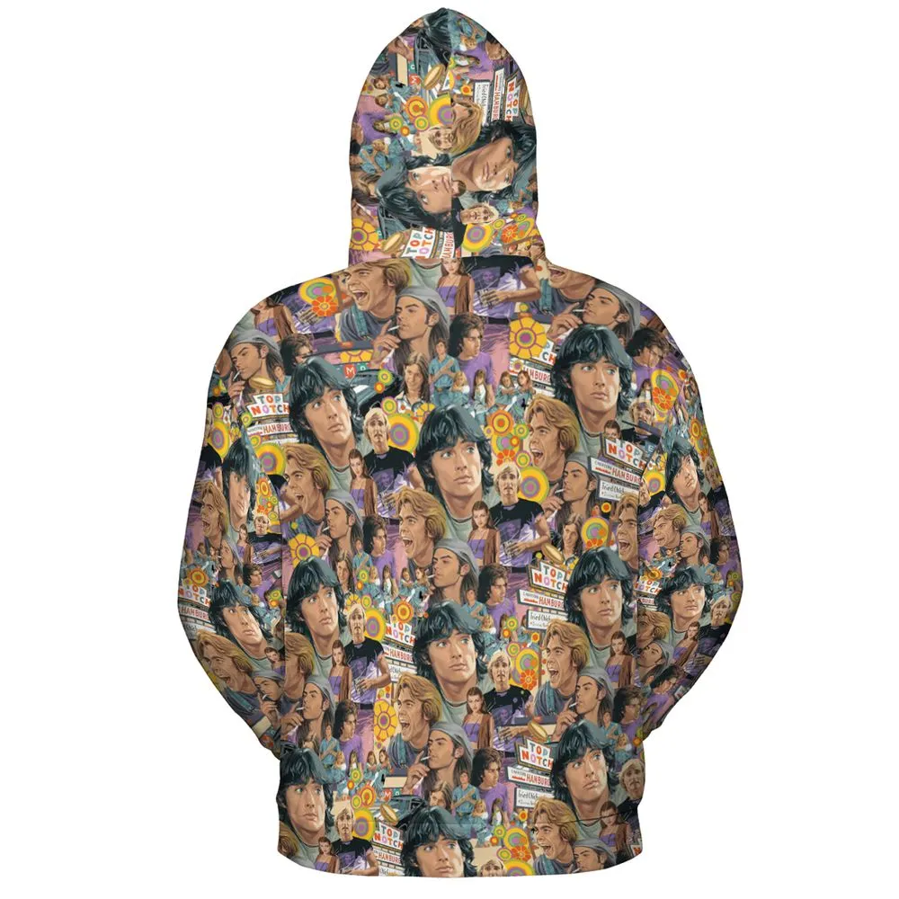 All-over Print Hoodie - RVXYFVQJ -  - 4
