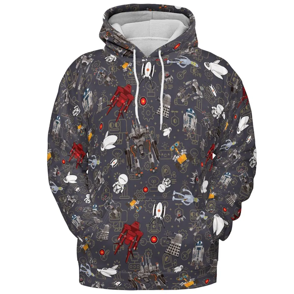 All-over Print Hoodie - HZ5QAJZJ -  - 2