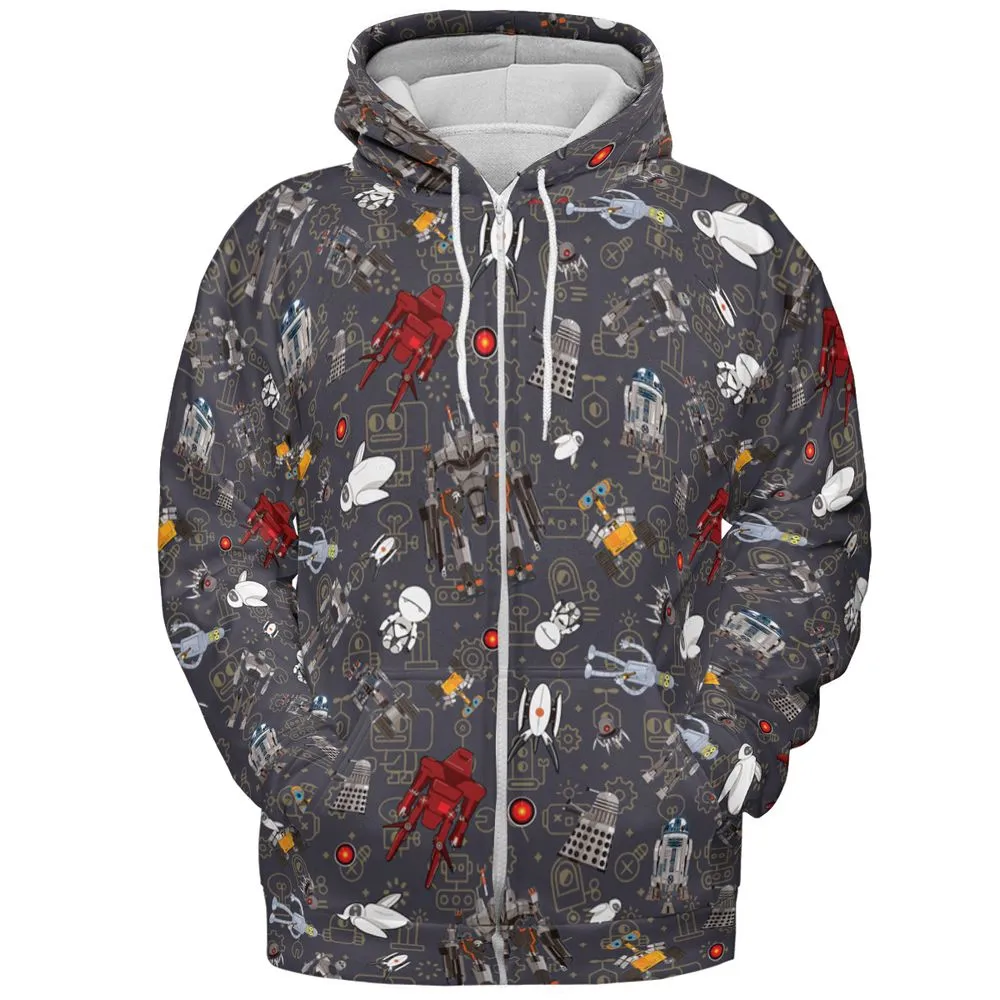 All-over Print Hoodie - HZ5QAJZJ -  - 3