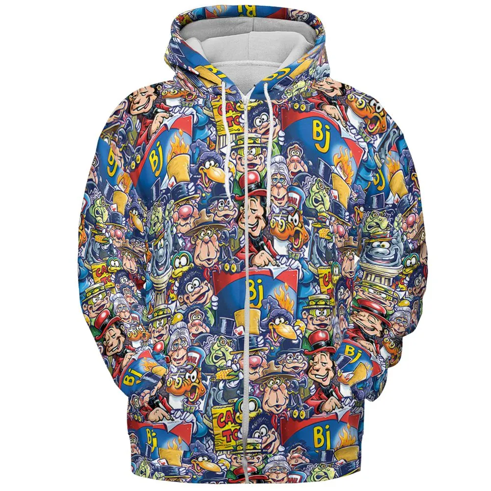 All-over Print Hoodie - E1MQ935B -  - 3