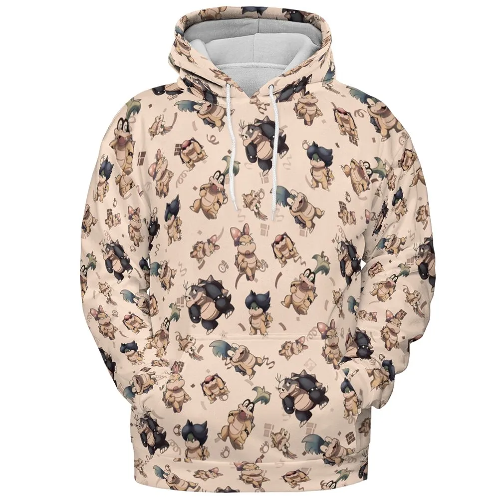 All-over Print Hoodie - QPE6RNFT -  - 2