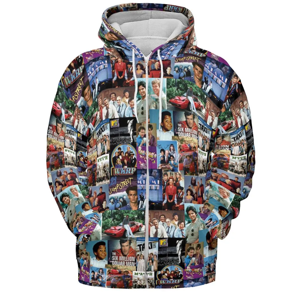 All-over Print Hoodie - D3Q31ALU -  - 3