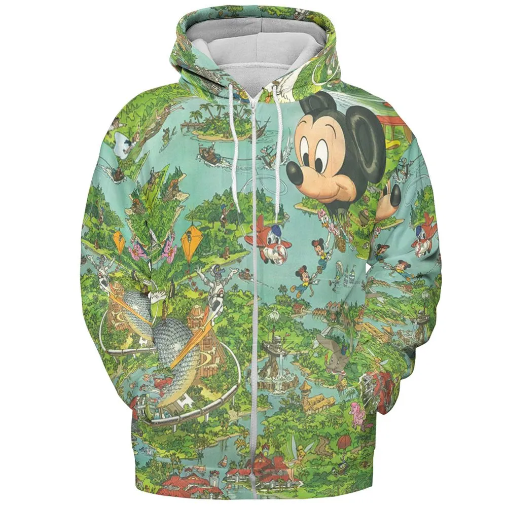 All-over Print Hoodie -  - 3