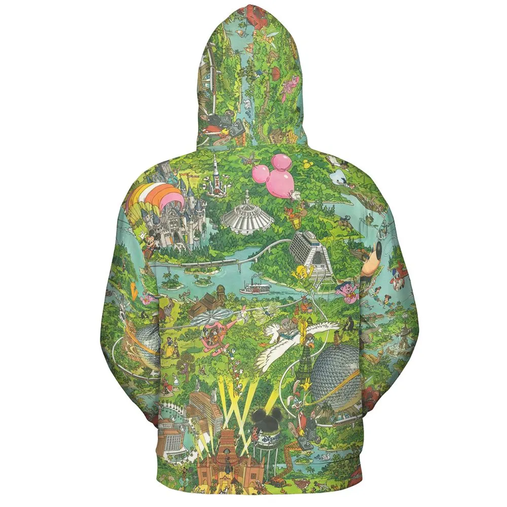 All-over Print Hoodie -  - 4
