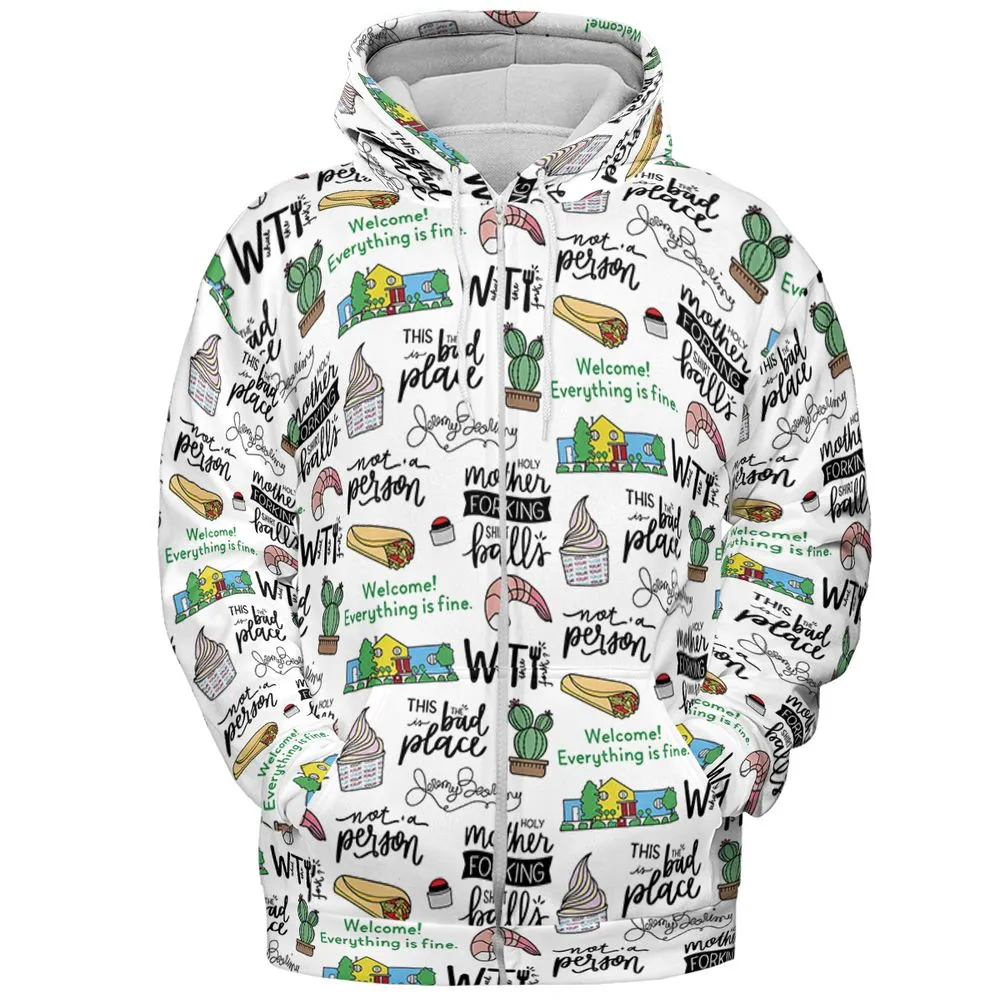 All-over Print Hoodie - Q9BG18XN -  - 3