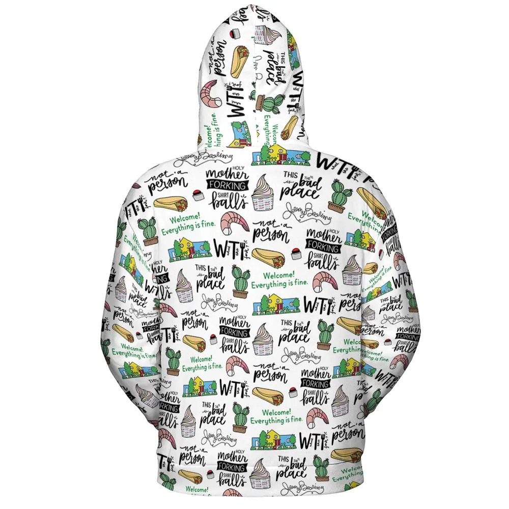 All-over Print Hoodie - Q9BG18XN -  - 4