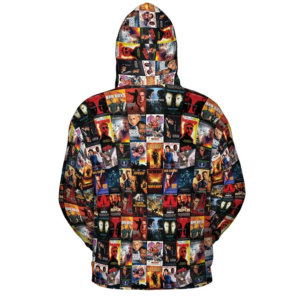 All-over Print Hoodie - ZV5U6H7Q -  - 4