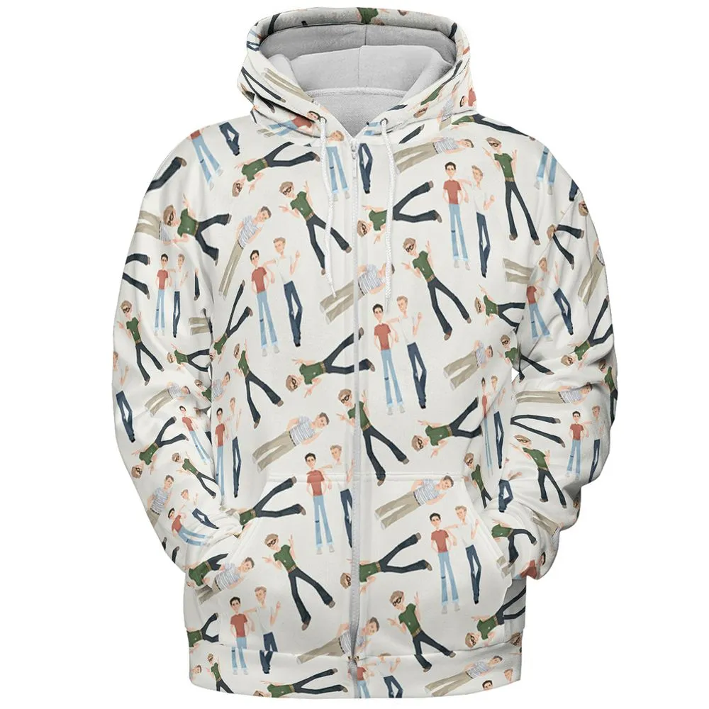 All-over Print Hoodie - HXWPDQCC -  - 3
