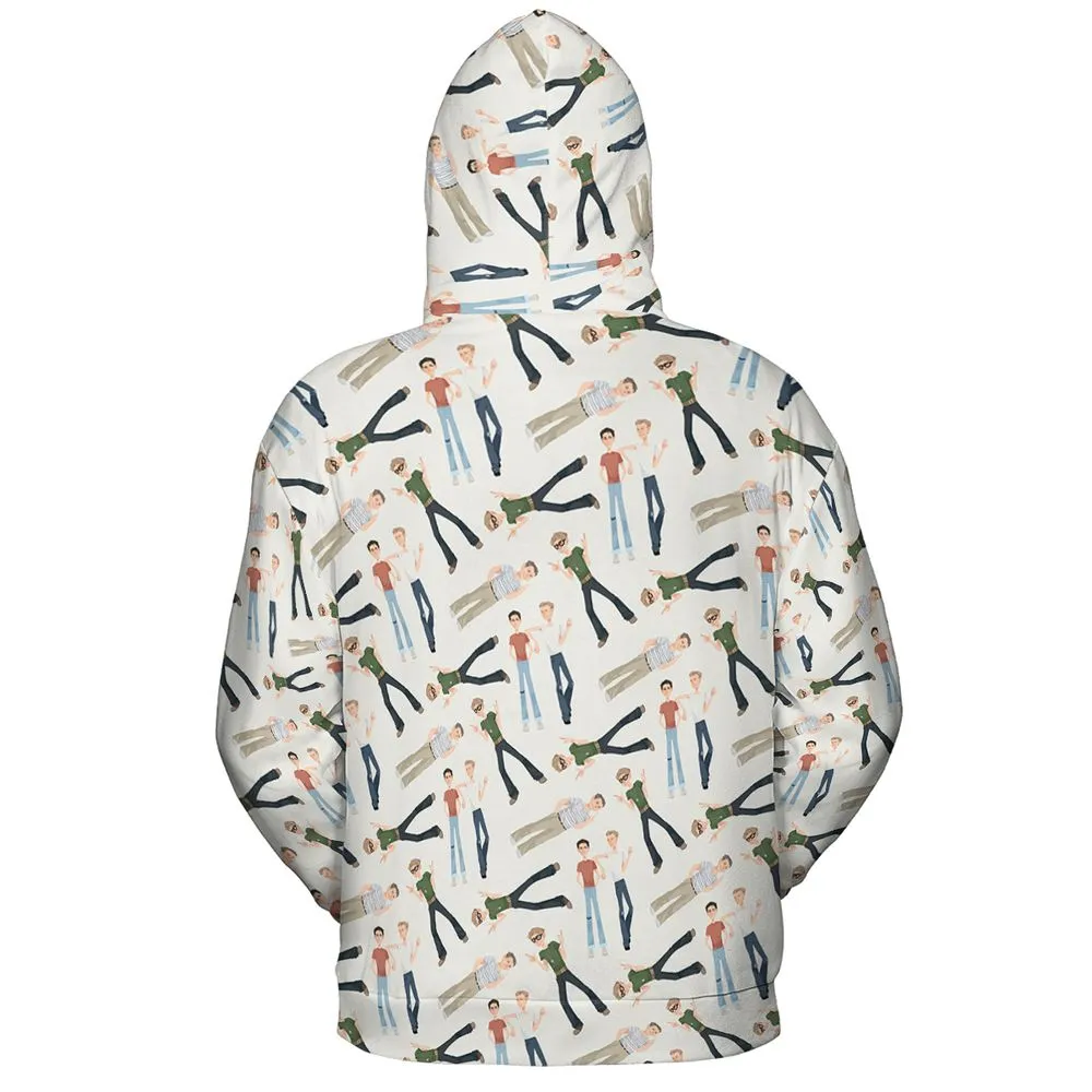 All-over Print Hoodie - HXWPDQCC -  - 4