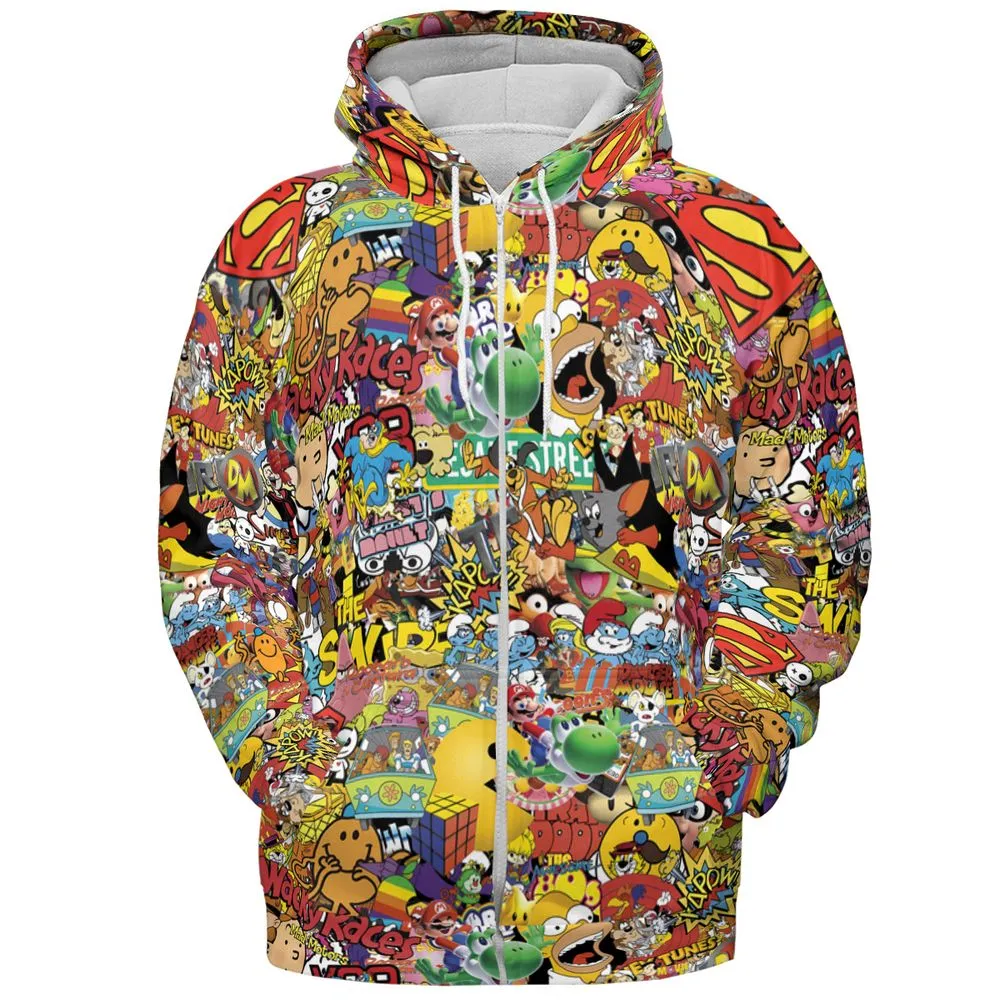 All-over Print Hoodie - DGBKZJ4D -  - 3