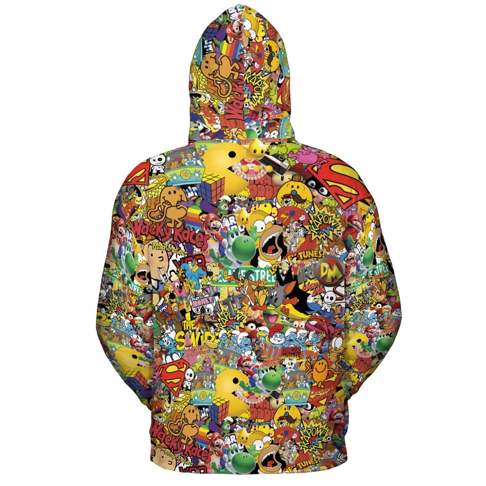 All-over Print Hoodie - DGBKZJ4D -  - 4