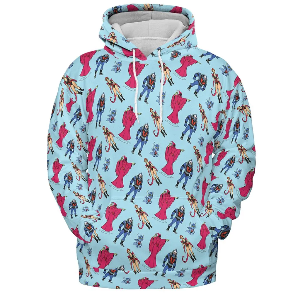 All-over Print Hoodie - VVK9MUNZ -  - 2