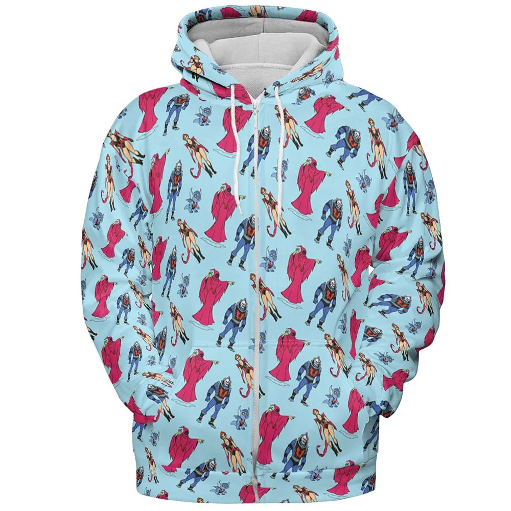 All-over Print Hoodie - VVK9MUNZ -  - 3
