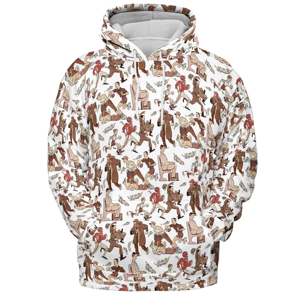 All-over Print Hoodie - ZNV9CFWE -  - 2