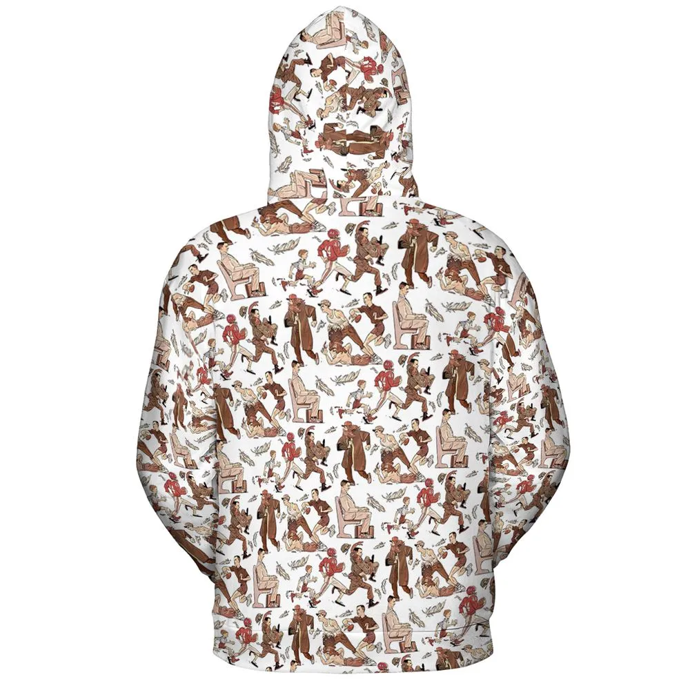 All-over Print Hoodie - ZNV9CFWE -  - 4